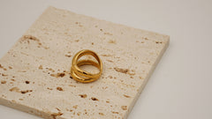 Summer - 18K Gold Plated Stainless Steel Ring