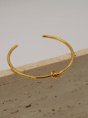 Camille - Knot Open Cuff Bangle