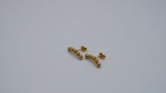 Pearl - Gold-Plated Stud Earrings