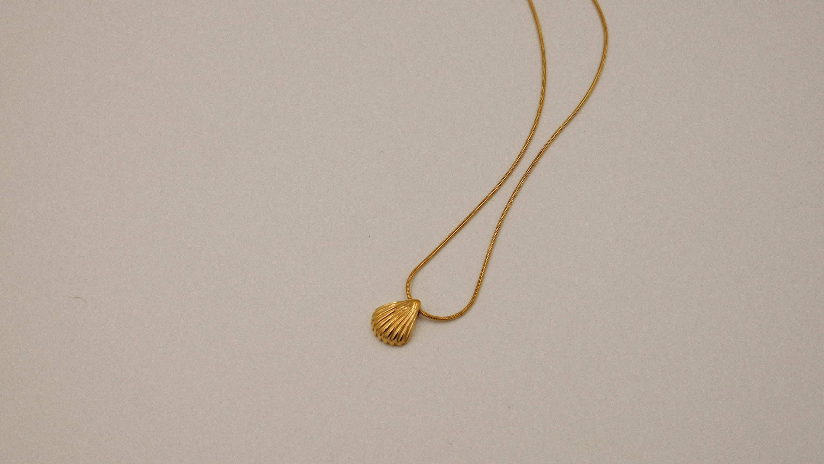 Beach Lovers - Elegant 18K Gold-Plated Shell Necklace