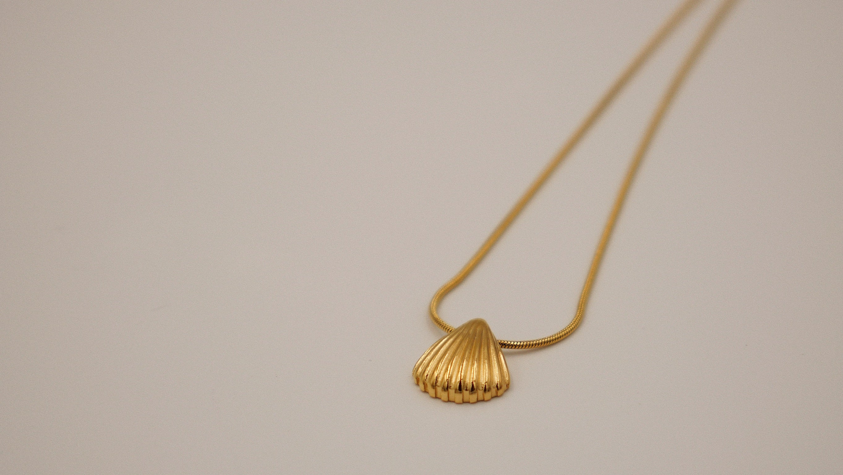 Beach Lovers - Elegant 18K Gold-Plated Shell Necklace