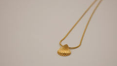 Beach Lovers - Elegant 18K Gold-Plated Shell Necklace