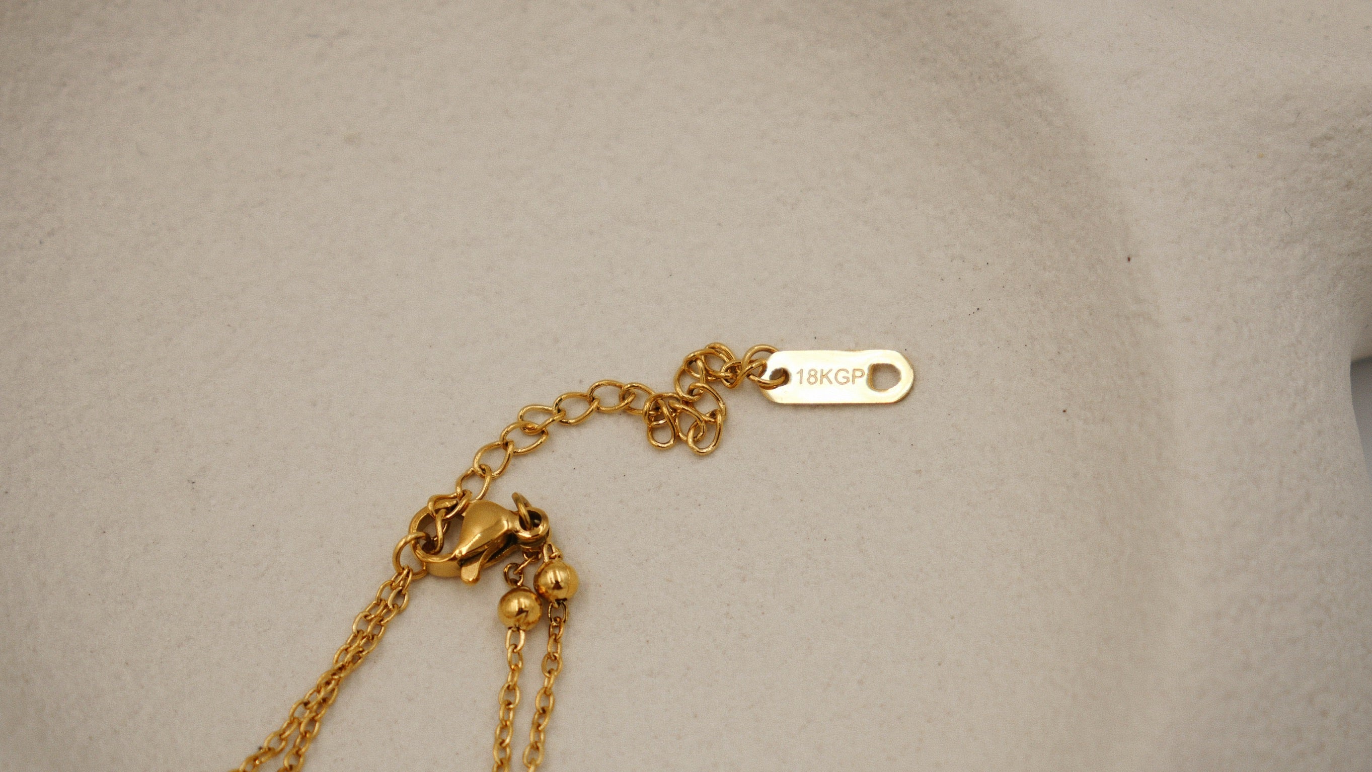 Nova - Sophisticated Gold Plated Bracelet with Double Chain